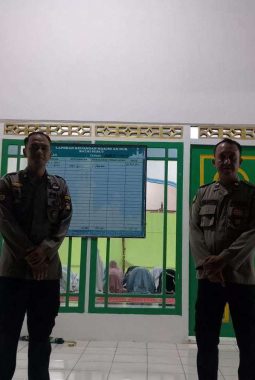 Wujud Pelayanan Polri, Pengamanan Tarawih di Jangkang Ciptakan Suasana Kondusif
