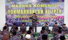 Hangatnya Kebersamaan di Yonmarhanlan XII, Dankodaeral XII Pererat Silaturahmi Lewat Buka Puasa Bersama