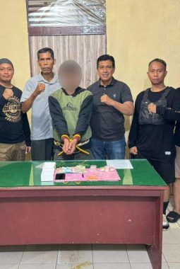 Komitmen Berantas Narkoba, Polsek Meliau Tangkap Pelaku di Dusun Enggadai