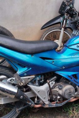 Tabrakan Dua Motor di Beduai, Pengendara Dilarikan ke Puskesmas