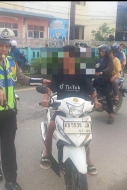 Stop Pelanggaran Lalu Lintas, Kasat Lantas Jadikan Melawi Tertib Berlalu Lintas