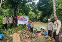 larangan aktivitas Pertambangan Emas Tanpa Izin (PETI) di wilayah Kecamatan Meliau, Kabupaten Sanggau, pada Sabtu (6/6/2026)
