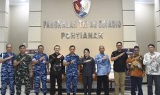 Danlanud Supadio Terima Audiensi Wali Kota Singkawang Bahas Karhutla